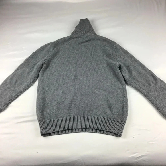 Chaps Men’s Gray Pullover Sweater Cotton Outdoors Size Small - Picture 4 of 4